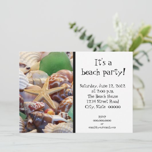 Seashells-uitvindingen Kaart (Staand voorkant)