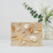 Seashells van de Seashore Briefkaart (Staand voorkant)