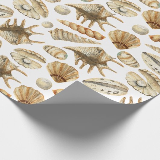 Seashells van de Seashore Cadeaupapier (Hoek)