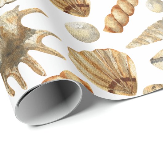 Seashells van de Seashore Cadeaupapier (Rol Hoek)