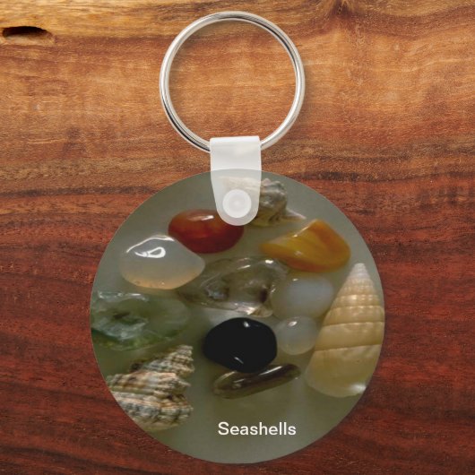 Seashells van de Seashore- Sleutelhanger (Voorkant)