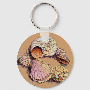 SEASHELLS VAN SHARON SHARPE SLEUTELHANGER