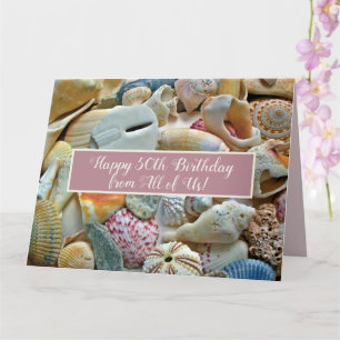 Seashells Verjaardag Kaart Gezegde van All