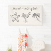 Seashells & Wedding Bells Bachelorette Banner (Insitu)