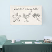 Seashells & Wedding Bells Bachelorette Banner (Beurs)