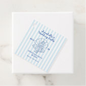 Seashells & Wedding Bells Bachelorette Bedankjes Labels (In situ)