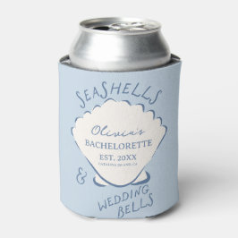 Seashells & Wedding Bells Bachelorette Blikjeskoeler