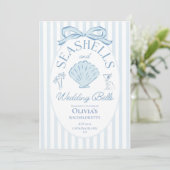 Seashells & Wedding Bells Bachelorette Itinerary Kaart (Staand voorkant)