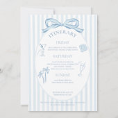 Seashells & Wedding Bells Bachelorette Itinerary Kaart (Achterkant)