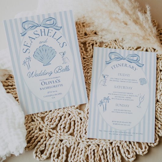 Seashells & Wedding Bells Bachelorette Itinerary Kaart