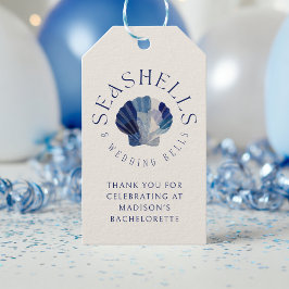 Seashells Wedding Bells Blue Beach Wedding Cadeaulabel