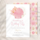 Seashells & Wedding Bells Ocean Vrijgezellenfeest Kaart