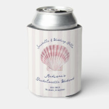 Seashells & Wedding Bells Roze Navy Bachelorette