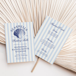 Seashells & Wedding Bells vrijgezellenweekend Kaart