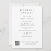 Seashells Wedding Bells vrijgezellenweekend Kaart (Achterkant)