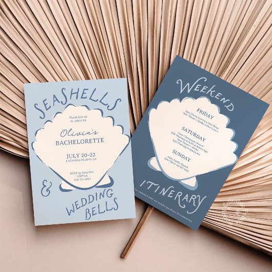 Seashells & Wedding Bels Bachelorette Itinerary Kaart