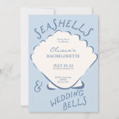 Seashells & Wedding Bels Bachelorette Itinerary Kaart (Voorkant)