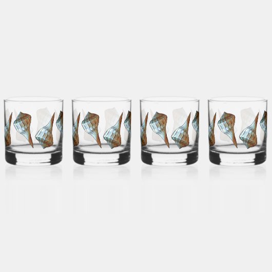 Seashells Whisky Glas (Achterkant)