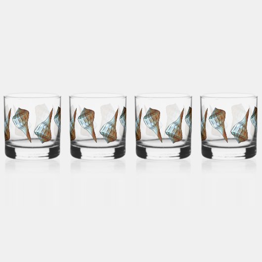 Seashells Whisky Glas (Links)