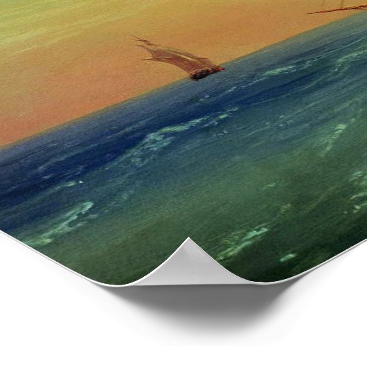 Seashore, Aivazovsky Poster (Hoek)