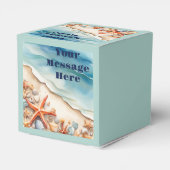 Seashore Bliss Beach Party Bedankdoosjes (Achterkant)