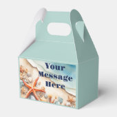 Seashore Bliss Beach Party Bedankdoosjes (Achterkant)