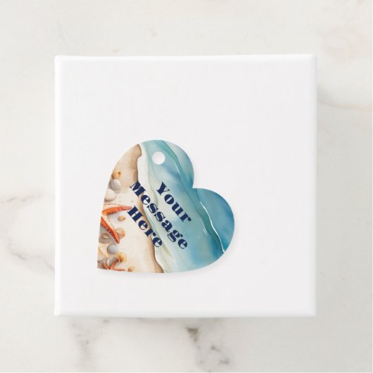 Seashore Bliss Beach Party Bedankjes Labels (In situ)