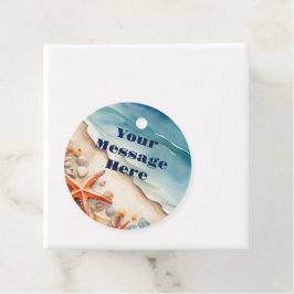 Seashore Bliss Beach Party Bedankjes Labels