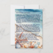 Seashore Bliss Beach Party Bedankkaart (Voorkant)