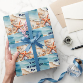 Seashore Bliss Beach Party Cadeaupapier