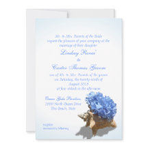 Seashore Blue Hydrangea Wedding