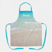 Seashore Coastal Scene Name Big Design Schort (Voorkant)