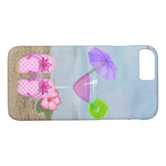 Seashore Cocktail Case-Mate iPhone Case (Achterkant (Horizontaal))