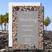 Seashore Coral Sand & Shells, Modern Beach Wedding