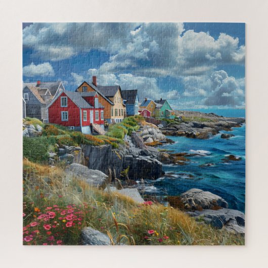 Seashore Cottage Puzzel (Verticaal)