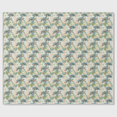 Seashore Elegance: Turtle Decoupage Graphic Cadeaupapier (Vlak)