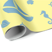 Seashore en Nautical Cadeaupapier (Rol Hoek)