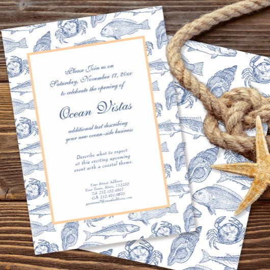 Seashore Event at Coastal Resort or Restaurant Kaart