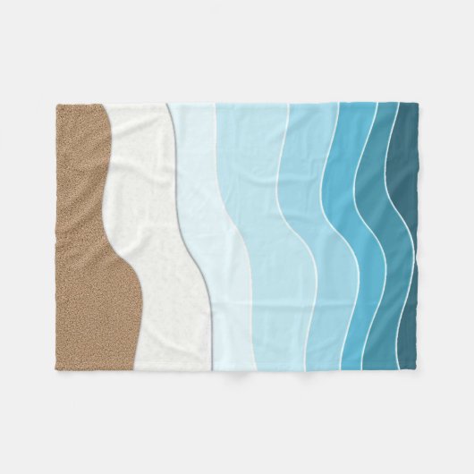 Seashore Fleece Blanket (Voorkant (Horizontaal))