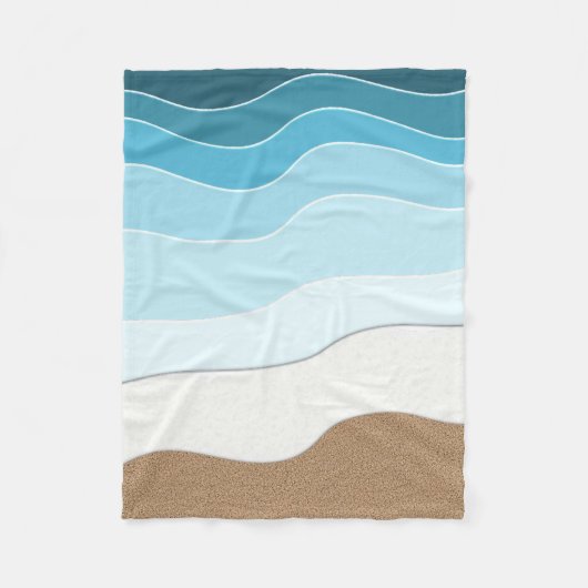 Seashore Fleece Blanket (Voorkant)