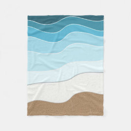 Seashore Fleece Blanket Deken