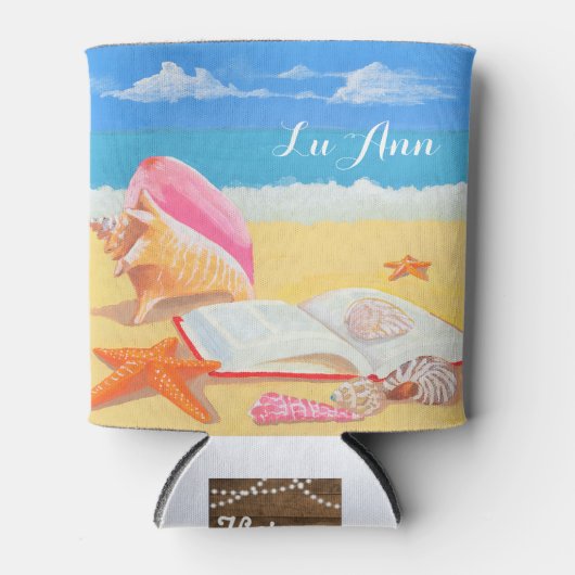 Seashore gepersonaliseerde Koelbox Blikjeskoeler (Voorkant)
