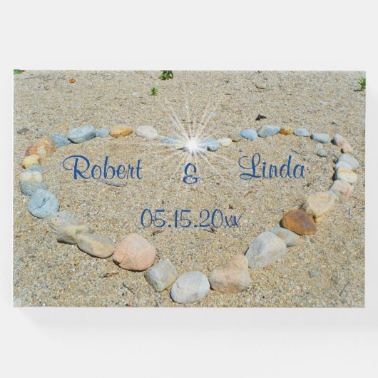 Seashore Heart Gastenboek (Voorkant)