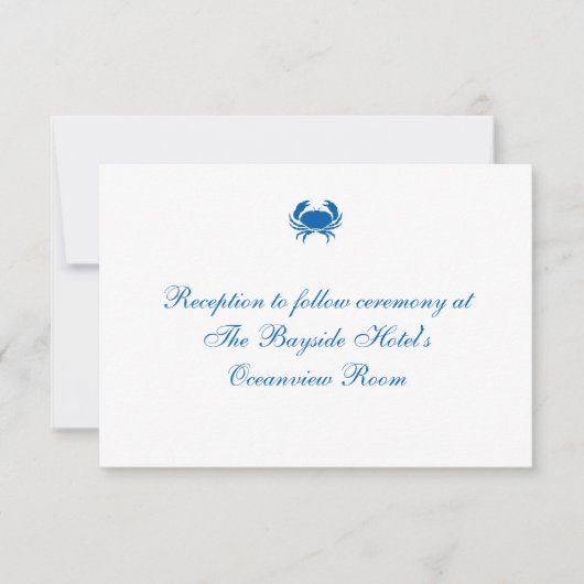 "Seashore" Kaarten voor weddenschappen (Voorkant)