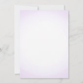 Seashore Paarse Hydrangea Wedding Kaart (Achterkant)