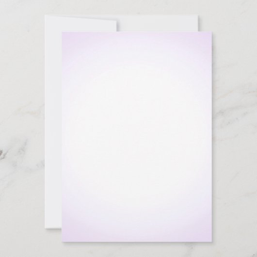 Seashore Paarse Hydrangea Wedding Kaart (Achterkant)