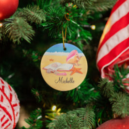 Seashore Personalized Ornament