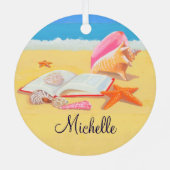 Seashore Personalized Ornament (Achterkant)