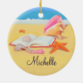 Seashore Personalized Ornament (Achterkant)