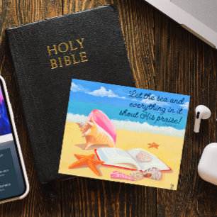 Seashore Praise Inspirerend Post Kaart